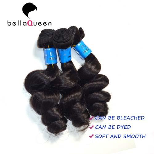10 polegadas - 30 avançam extensões encaracolado do cabelo do Mongolian, Weave fraco do cabelo humano da onda