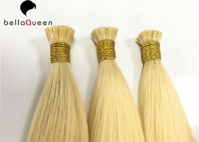 Extensões lisas do cabelo da ponta do término 613# completo louro dourado para mulheres