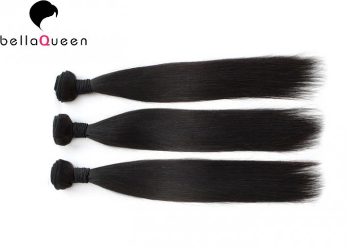Classifique a extensão para mulheres negras, cabelo humano reto do cabelo humano de Remy do Virgin 6A