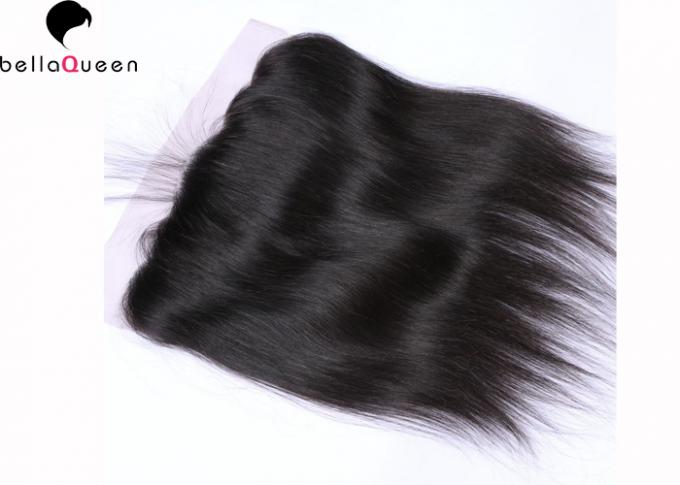 Extensão de seda natural indiana do cabelo reto das perucas do laço do cabelo humano do cabelo 13 x 4
