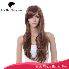 China Por muito tempo 100% perucas do laço do cabelo humano da onda do corpo de Remy comprimentos de 14 - uns 24 polegadas fornecedor