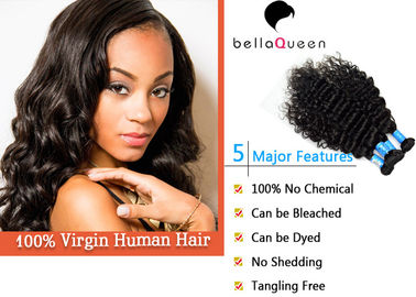China cabelo humano reto OEM/ODM de BellaQueen da onda profunda indiana do 1B 100g fornecedor