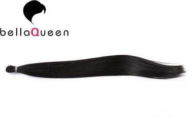 China 6A categoria U - de seda preto natural das extensões do cabelo da ponta em linha reta com cutícula completa fornecedor