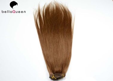 China Grampo na extensão do cabelo, cabelo humano colorido de Remy do brasileiro do Weave reto fornecedor