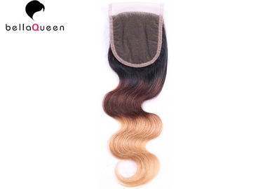 China Três do corpo da onda do cabelo humano porções do fechamento do laço para mulheres fornecedor
