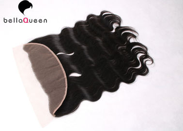 China O meio preto natural não processado do cabelo humano parte o fechamento do laço para mulheres fornecedor