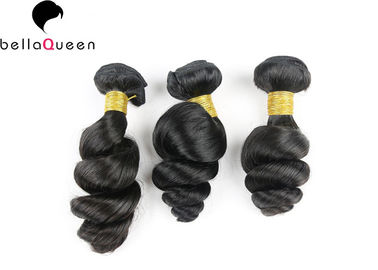 China O cabelo natural do preto 6A Remy de 1 pacote, afrouxa a trama 100% bonita do cabelo de Remy dos estilos da onda fornecedor