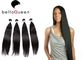 Emaranhado natural de 100% e cabelo humano peruano livre da vertente de reto de seda preto fornecedor