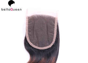 China Classifique o fechamento brasileiro do laço do cabelo 7A humano, cabelo humano do Virgin da onda do corpo fornecedor