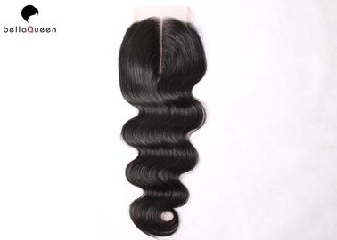 China Fechamento brasileiro do cabelo do cabelo brasileiro preto natural da onda do corpo humano do Virgin do cabelo fornecedor