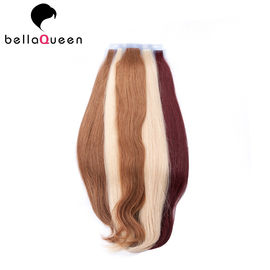China Extensões brasileiras coloridas do cabelo da fita do cabelo humano do Virgin para o salão de beleza fábrica