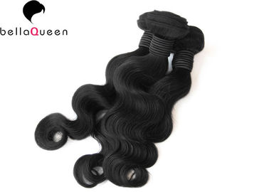 Tecelagem natural do cabelo da onda do corpo das extensões do cabelo humano do Virgin do cabelo do preto 6A Remy